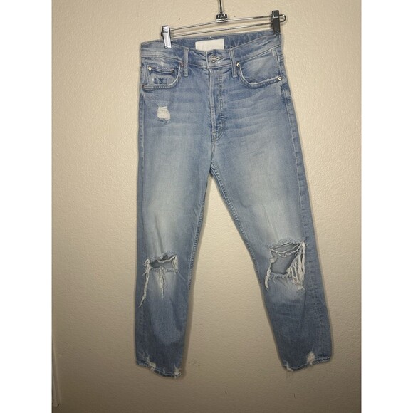 Mother Superior Jeans Tomcat The Confession High Rise Destroyed Jeans 26 - Picture 4 of 16
